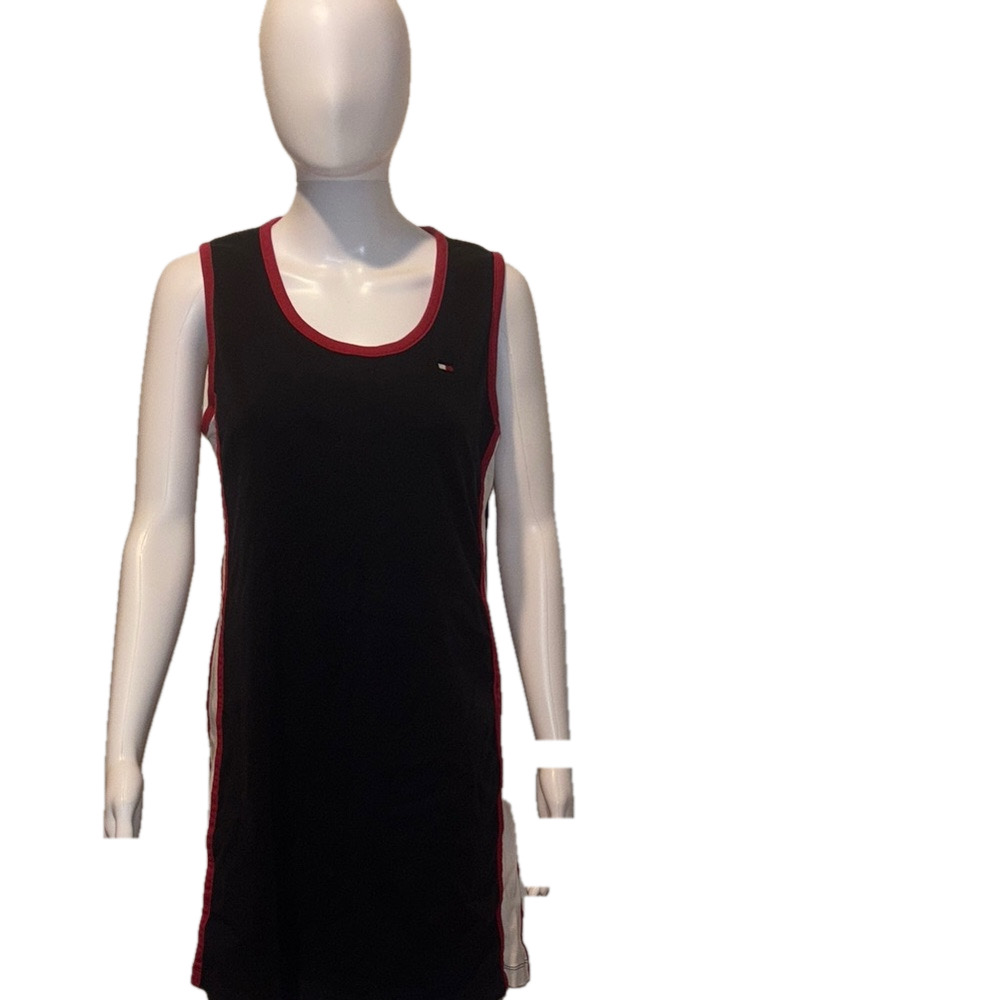 Tommy Hilfiger Blue and Red Tank Dress L